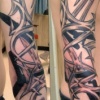 Butterfly knife tribal