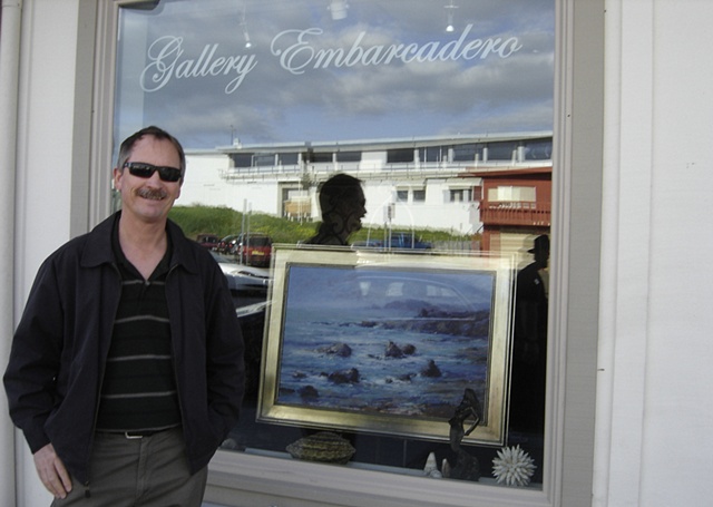 Artwork in the window of a Gallery
