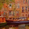 Two boats in Amsterdam