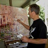 Artist in action