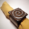 Swirl Plate Round Napkin Rings