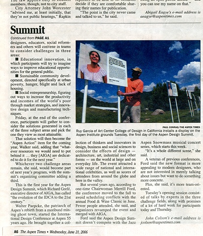 Global Voices Exhibit travels to the Aspen Institute 
