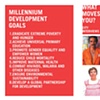 what moves you? raises awareness about the UN's Millennium Development Goals