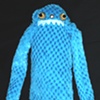 Blue furry monster