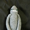 Grey sweater monster