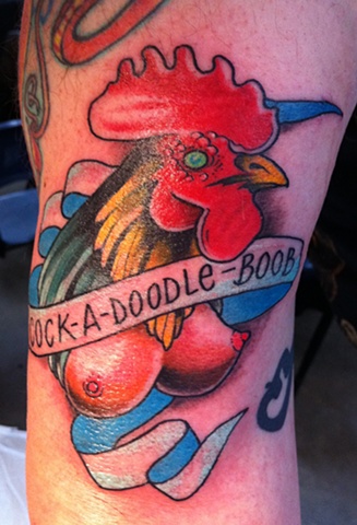 Cock-A-Doodle-Boob