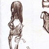 Ancy Girl Waiting in Line