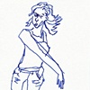 Woman Walking Briskly