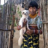 Kuna woman with dog
San Blas Islands