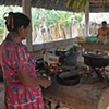 Cooking lunch