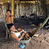 Kuna woman in hammock 
with her two children
Darien Jungle
