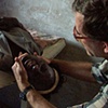 Missionary doctor making spinal adjustment - Mbakhe