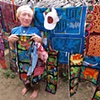 Albino Kuna man with his sewing
San Blas Islands
