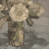 Roses on Blue Table