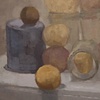 Fruit, Blue Cup and Jars