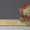Scarf on Wood Beam on Table