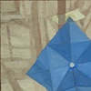 Blue Paper in Window
