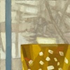 Gold Foil on Window