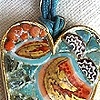 CORAL SEAS Mosaic Jewelry Pendant