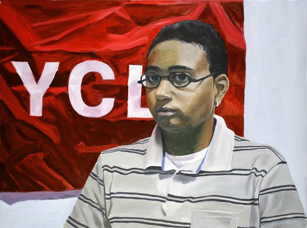 Yevgeniy Fiks: Portrait of Erica Smiley, Communist Party USA
