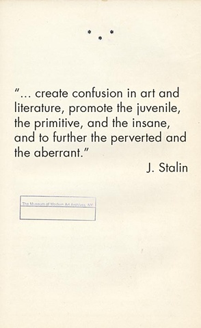 Yevgeniy Fiks: Stalin's Directive on Moder Art