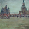 Leniniana no. 10, after Isaak Brodski, Lenin in Red Square