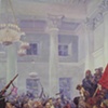 Leniniana no. 5, after V.A.  Serov, Lenin provozglashaet Sovetskuyu Vlast