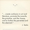 Stalin's Directive on Modern Art, Page 0