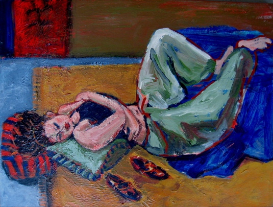 Odalisque in Green Pants