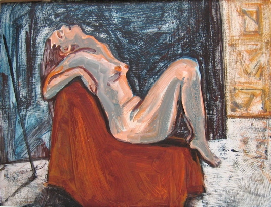 Nude with Head Thrown Back