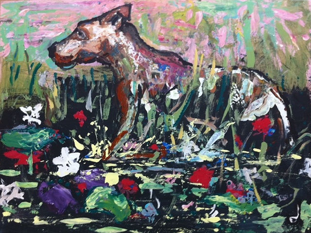 "Portrait of Hershey in the Marsh" by Brian Duff