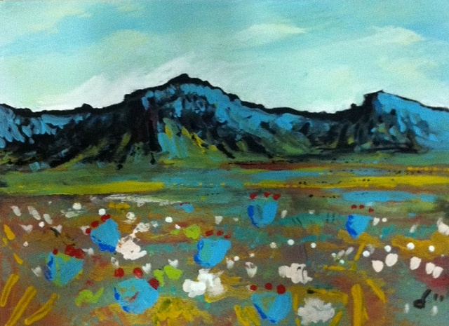 "New Mexican Corn Field with Peyote" by Brian Duff
