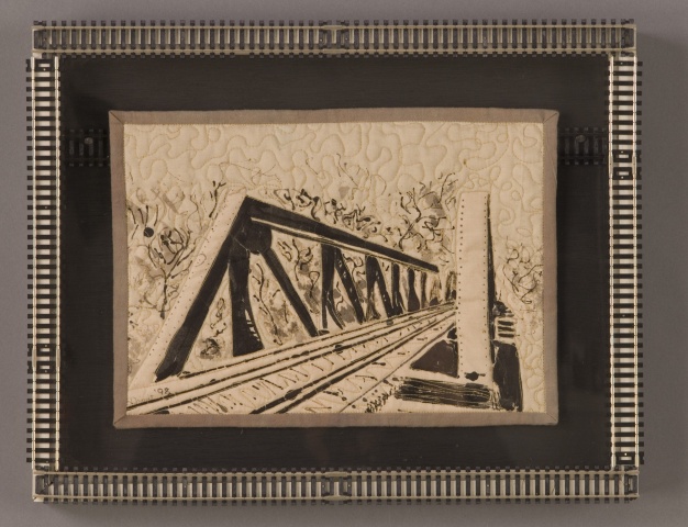 "Railroad Track" by Anne Dimit-Buckley (photo by Don Distel)