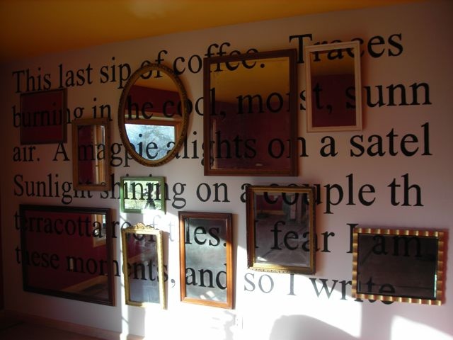 the mirrors project -- full wall