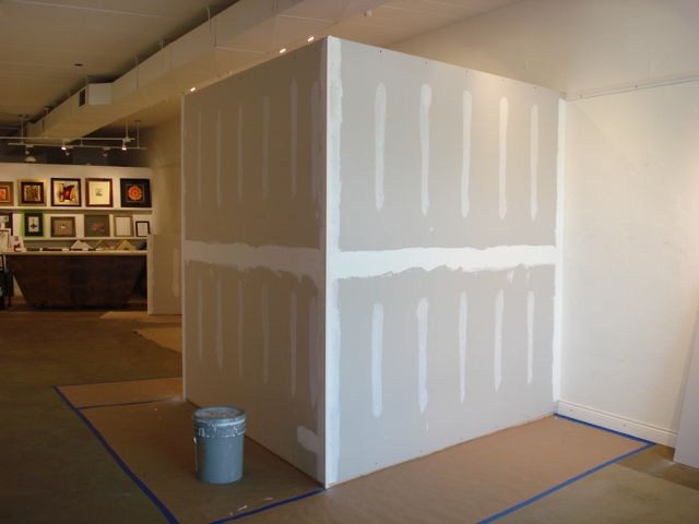 Drywalled and mudded
