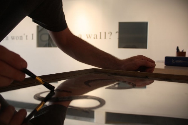 Painting Text on the Mirrors