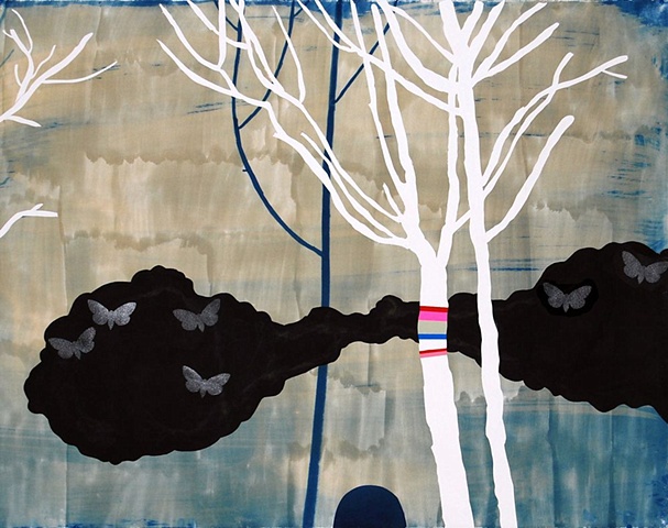 "Dark Black Magic Tree"