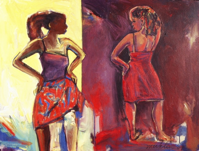 Two Figures with Attitude