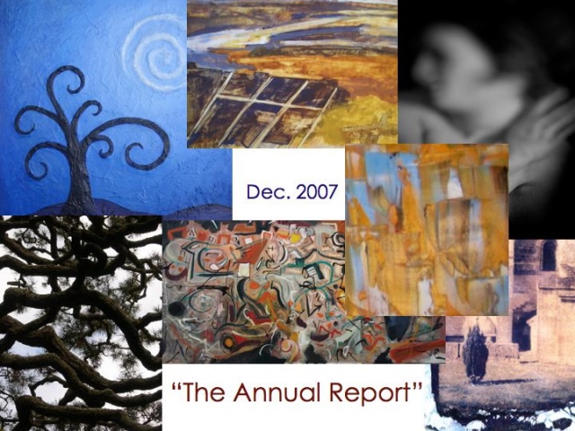 "The Annual Report" -- 10 Artist Group Show