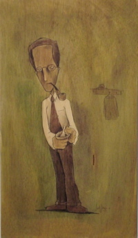 "Winston With Mortar and Pestle"