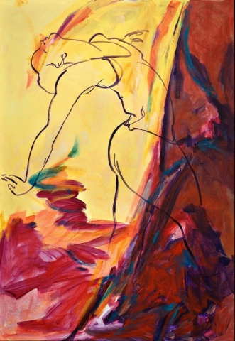 "Dancer on Yellow"