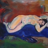 Odalisque on Blue