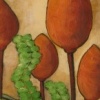"Pod Series #1, 2" by R. Paulette Lancaster (photo by Don Distel)