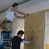 Building new walls in the gallery