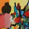 "Woman, Window, Flowers"