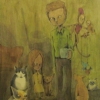 "Muses, Friends, Juniper, Olivia and Sofa"