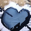 "Silver Heart" (verso of "Single Ex") by Brian Duff