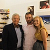 Family visits the studio
