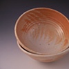 Cereal/Salad Bowl with Shino Fern Pattern