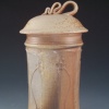 Faceted Jar with Flowers